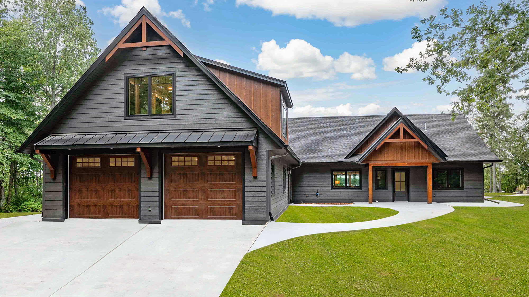 Custom home construction - built by J Grooms Construction in Grand Rapids, MN.